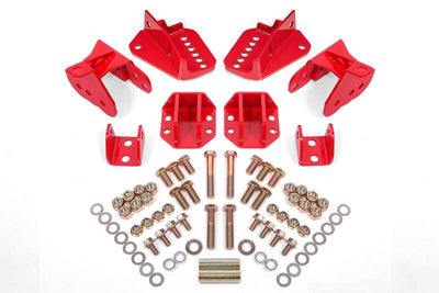 BMR 64-72 GM A-Body Rear Coilover Conversion Kit - Red for suspension tuning