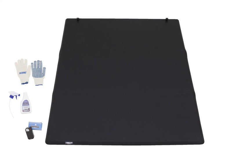 Tonno Pro 17-19 Ford F-250/F-350 Super Duty 6.8ft Bed Lo-Roll Tonneau Cover with accessories