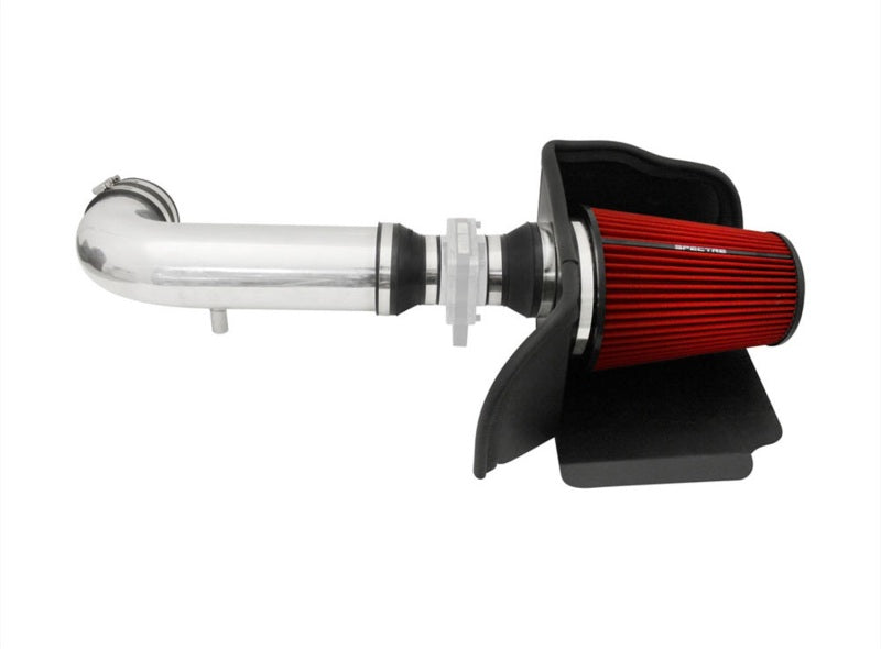 Spectre 94-96 Chevy Caprice/Impala SS V8-5.7L F/I Air Intake Kit - Polished w/Red Filter, performance car parts, DTX Performance