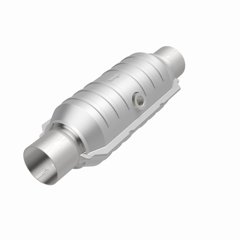 MagnaFlow Conv Univ 2in Inlet/Outlet Center/Center Round, high performance exhaust, DTX Performance, catalytic converter
