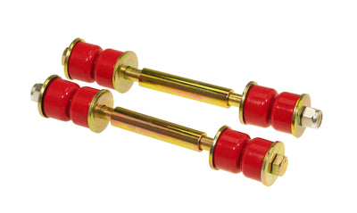 Prothane Universal End Link Set - 4 1/2in Mounting Length - Red, performance car parts, DTX Performance, suspension kits, aftermarket performance.