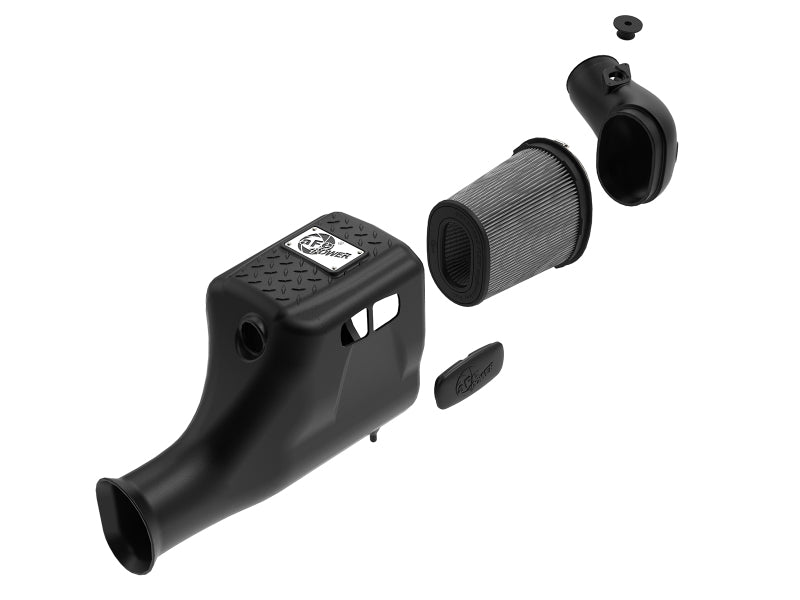 aFe MagnumForce Stage 2 Si Cold Intake System for Ford Diesel Trucks V8-6.0L, available at DTX Performance, performance car parts shop.