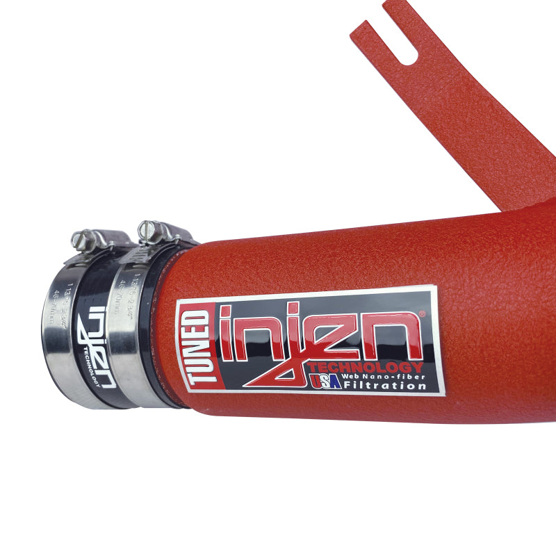 Injen 2016 Honda Civic 1.5L Turbo 4Cyl Wrinkle Red Cold Air Intake w/MR Tech - DTX Performance