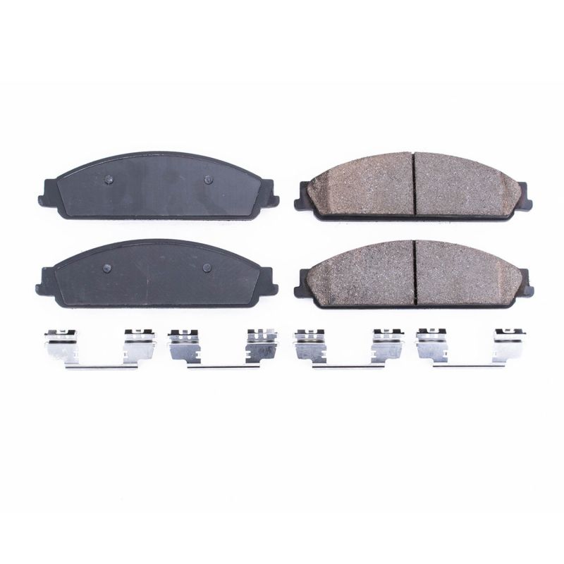 Power Stop 05-07 Ford Five Hundred Front Z17 Evo Ceramic Brake Pad w/Hardware - DTX Performance