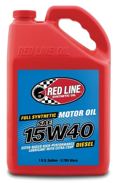 Red Line 15W40 Diesel Oil - Gallon for engine performance and tuning upgrades at DTX Performance.