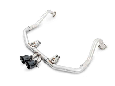 AWE Tuning Porsche 718 Boxster / Cayman Track Edition Exhaust - Diamond Black Tips, performance car parts by DTX Performance