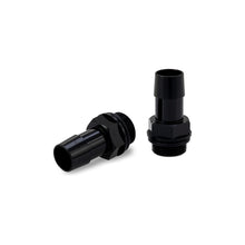 Load image into Gallery viewer, Mishimoto 2pcs. M20x1.5 5/8in Aluminum Catch Can Fittings - Black for performance car parts