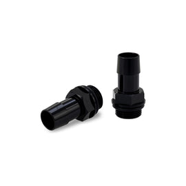 Mishimoto 2pcs. M20x1.5 5/8in Aluminum Catch Can Fittings - Black for performance car parts