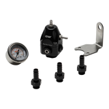 DeatschWerks DWR550C Adjustable Carburetor Regulator w/ 3/8in Barb Fittings and Gauge