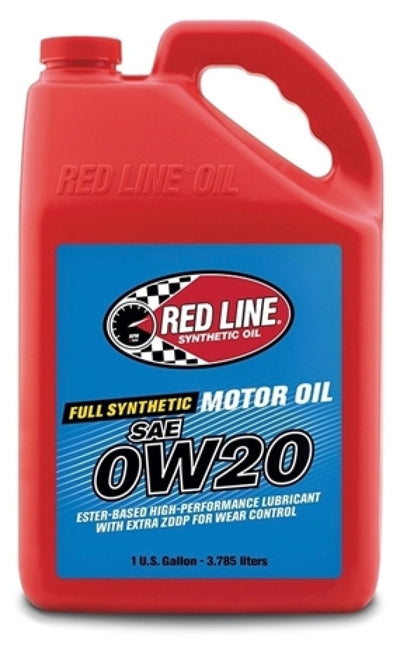 Red Line 0W20 Motor Oil - Gallon, ideal for performance car parts and engine upgrades at DTX Performance, veteran-owned shop.