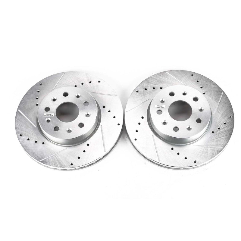 Power Stop 16-19 Cadillac CT6 Front Evolution Drilled & Slotted Rotors - Pair - DTX Performance