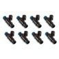 Injector Dynamics ID1050X Injectors 14mm (Black) Adaptor Bottom (Set of 8) for high performance auto parts - DTX Performance