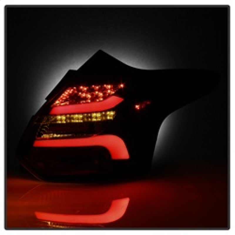 Spyder 12-14 Ford Focus 5DR LED Tail Lights - Black Smoke for high performance auto upgrades