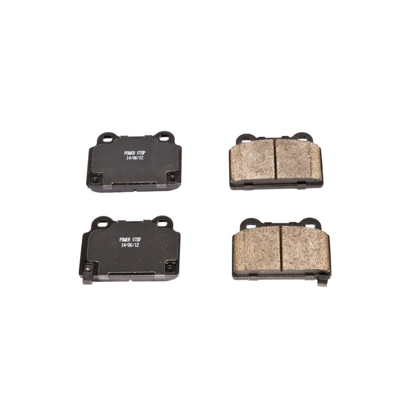 Power Stop 08-15 Mitsubishi Lancer Rear Z16 Evolution Ceramic Brake Pads - DTX Performance