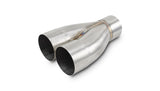 Vibrant 2-1 SS Merge Collectors (2.25in Inlet Slipover ID 2.5in Outlet OD) - Sold Individually