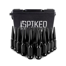 Load image into Gallery viewer, Mishimoto Mishimoto Steel Spiked Lug Nuts M14 x 1.5 24pc Set Black - DTX Performance