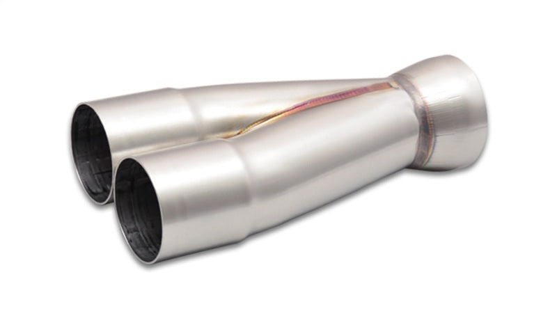 Vibrant 2-1 SS Merge Collectors (2in Inlet Slipover ID 2-1/2in Outlet OD) - high performance exhaust systems