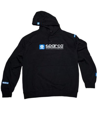 Sparco Sweatshirt Hooded WWW Blk Xlrg, performance car parts by DTX Performance, veteran owned shop, high performance tuning upgrades.