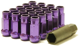 Wheel Mate Muteki SR48 Open End Lug Nuts - Purple 12x1.25 48mm, performance upgrades, DTX Performance, performance car parts