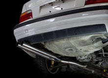 Load image into Gallery viewer, ISR Performance Series II - EP Dual Rear Section Only - BMW E36 exhaust displayed on a car, showcasing performance upgrades.
