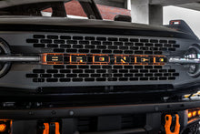 Load image into Gallery viewer, ORACLE Lighting Universal Illuminated LED Letter Badges - Matte Blk Surface Finish - C installed on truck grille