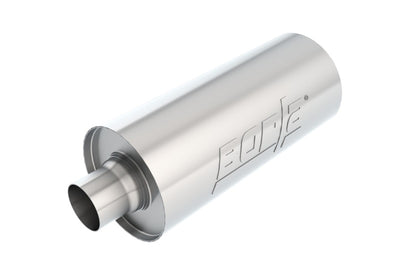 Borla Universal Performance 2.5in Inlet/Outlet Stainless Racing Muffler, high performance auto parts, exhaust systems, DTX Performance