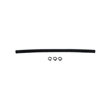 Load image into Gallery viewer, Deatschwerks Convoluted Tubing 300mm Length x 8mm ID Side 1 x 8mm ID Side 2 - Black - DTX Performance