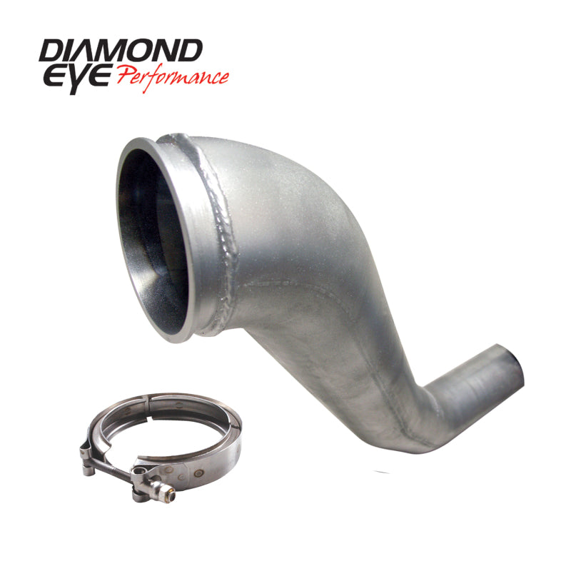 Diamond Eye KIT 4in DWNP HX40 TURBO-DIRECT FLANGE W/ V-Band CLAMP AL DODGE 94-02 - DTX Performance