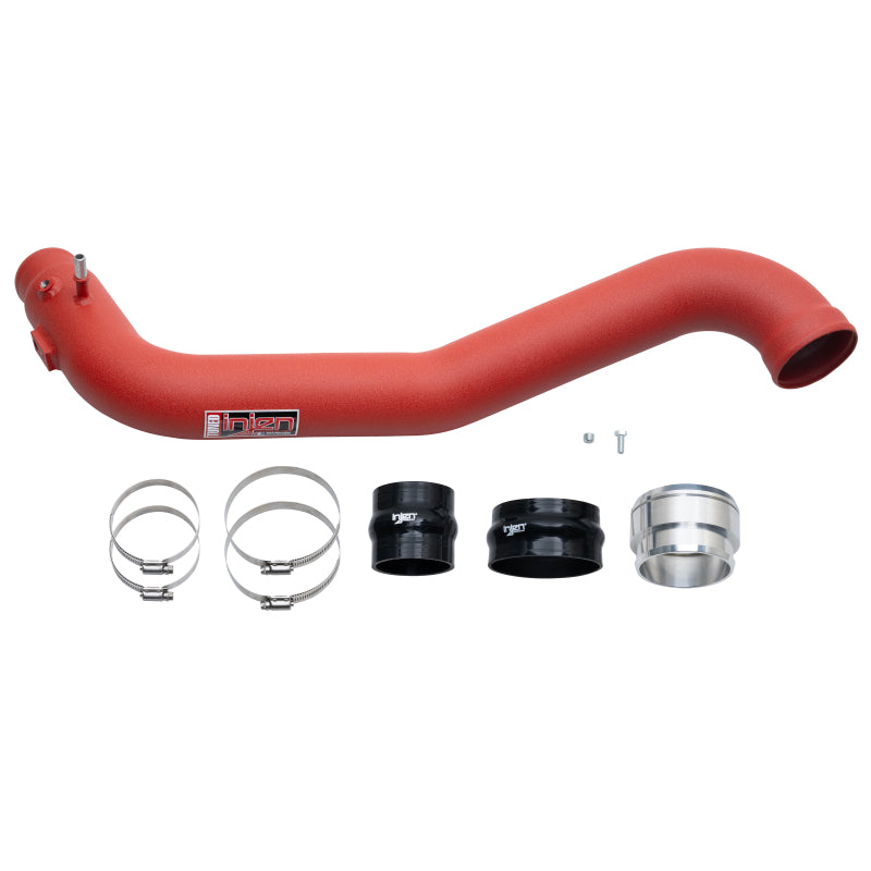 Injen 15-20 Ford F150 2.7L V6 (tt) Aluminum Intercooler Piping Kit - Wrinkle Red - DTX Performance