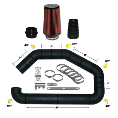 Airaid U-Build-It - Universal 4in Master Kit I w/700-470 (9in) Filter for performance car upgrades by DTX Performance.