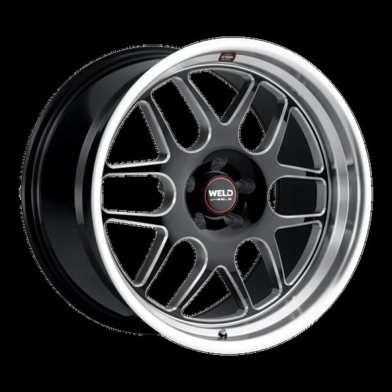Weld Solana 18x8 / 5x120.65 BP / ET0 / 78.1mm Bore - Gloss Black MIL DIA Wheel