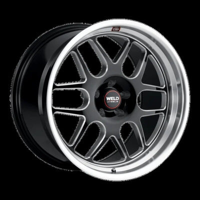 Weld Solana 18x9.5 / 5x114.3 BP / ET25 / 70.5mm Bore - Gloss Black MIL DIA Wheel