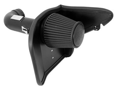 K&N 10-13 Chevy Camaro 6.2L V8 Black Performance Intake Kit for enhanced air flow. Ideal for performance upgrades and tuning.