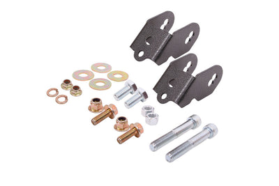 BMR Suspension 15-18 Ford Mustang S550 Rear Camber Adjustment Lockout Kit - Black Hammertone, performance car parts, DTX Performance