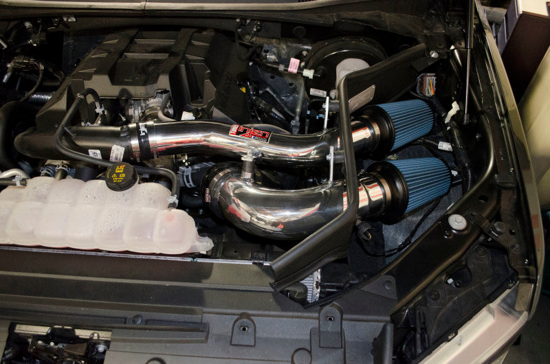 Injen 2015+ Ford F-150 V6 2.7L/3.5L EcoBoost Polished Short Ram Intake (Includes Heat Shield) - DTX Performance