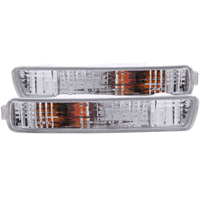 ANZO 1994-1995 Honda Accord Euro Parking Lights Chrome, performance car parts, DTX Performance, high performance auto parts