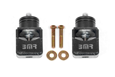 BMR Chevy SS and Pontiac G8 Motor Mount Kit (Solid Bushings) Black Hammertone for performance car tuning.
