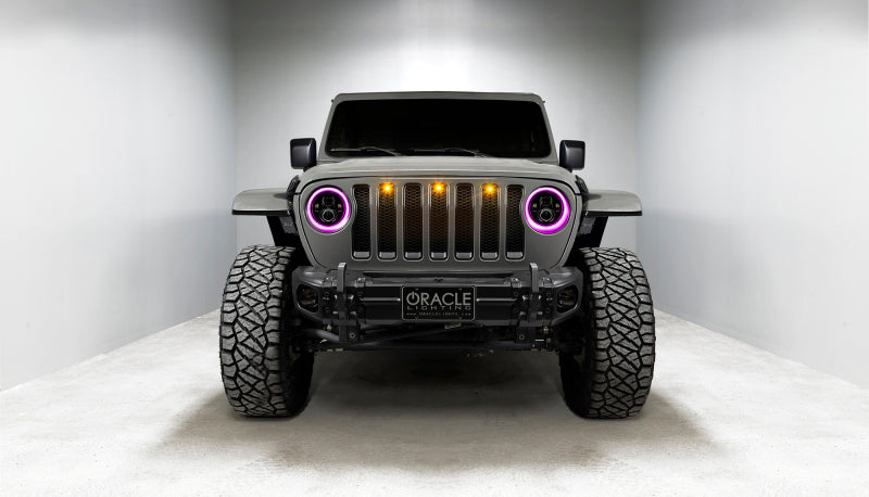 Oracle Jeep Wrangler JL/Gladiator JT 7in. High Powered LED Headlights - Dynamic, veteran owned, performance car parts