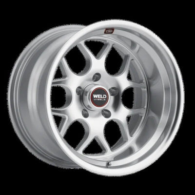 Weld Solana 20x8 / 5x120.65 BP / ET0 / 78.1mm Bore - Gloss Silver Machined Wheel