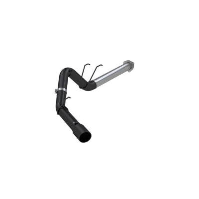 MBRP 17-19 Ford F-250/350/450 6.7L 4in Filter Back Single Tip Black Coated Exhaust, perfect for performance car tuning.