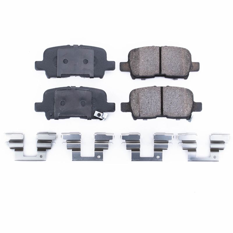 Power Stop 01-06 Acura MDX Rear Z17 Evolution Ceramic Brake Pads w/Hardware - DTX Performance