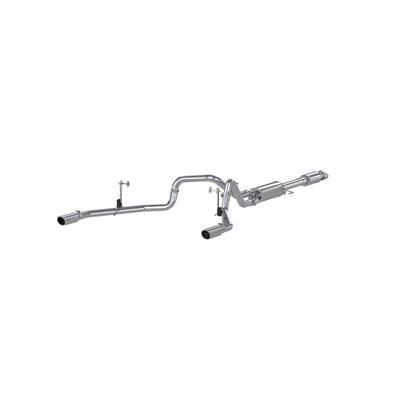 MBRP 2015 Ford F-150 5.0L 3in Cat Back Dual Split Rear Exit T409 Exhaust System, performance car parts, DTX Performance