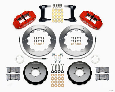 Wilwood Narrow Superlite 6R Front Kit 12.88in Red for 2012-Up Toyota Scion FRS, performance brake upgrade, DTX Performance parts
