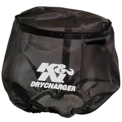 K&N Drycharger Round Tapered Black Filter Wrap for performance car parts from DTX Performance, veteran owned shop, high performance auto parts.