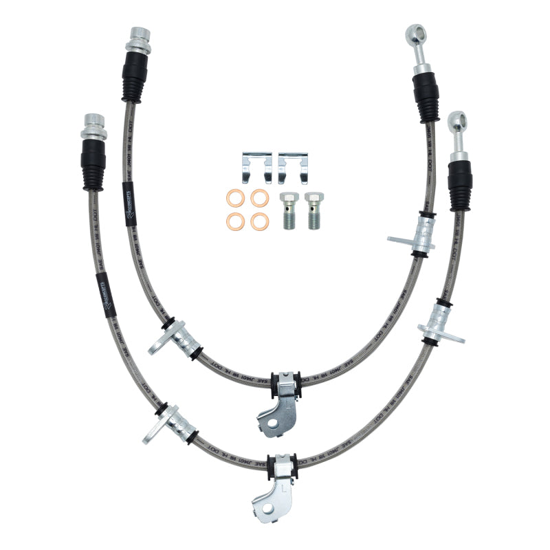 R1 04-13 Mazda 3 Front Stainless Steel Brake Hose