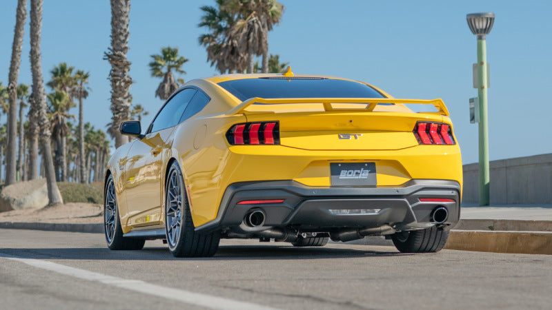 Borla 2024 Ford Mustang GT 5.0L V8 w/o Active Exhaust ATAK Axle-Back Exhaust System - Black Chrome - DTX Performance