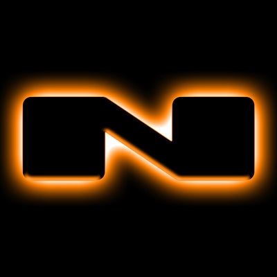 ORACLE Lighting Universal Illuminated LED Letter Badges - Matte Blk Surface Finish - N, performance car parts, auto tuning badge