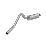 MBRP 00-06 Jeep Wrangler TJ Inline-4 2.5L/Inline-6 2.5in Aluminized Steel Cat Back Single Side Exit