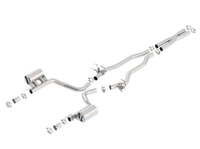 Borla 2015 Dodge Challenger SRT/392 Hemi 6.4L V8 ATAK Catback Exhaust w/ Valves Factory Bezel, performance car parts