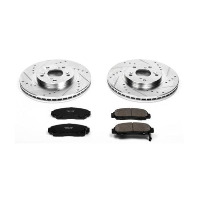 Power Stop 01-03 Acura CL Front Z23 Evolution Sport Brake Kit by DTX Performance - high performance brakes upgrade